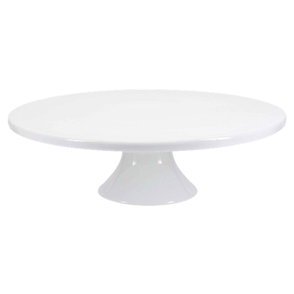 slide 1 of 1, BIA Cordon Bleu Round Cake Stand - White, 12.25 in x 4 in