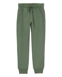 Carter's Kid Pull-On Drawstring Joggers - Green Green 8