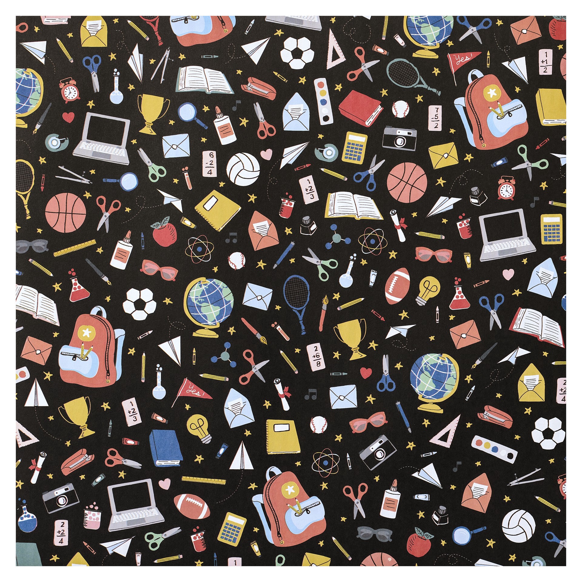 slide 4 of 4, Back To School Double-Sided Cardstock Paper By Recollections, 12" X 12", 12 in x 12 in