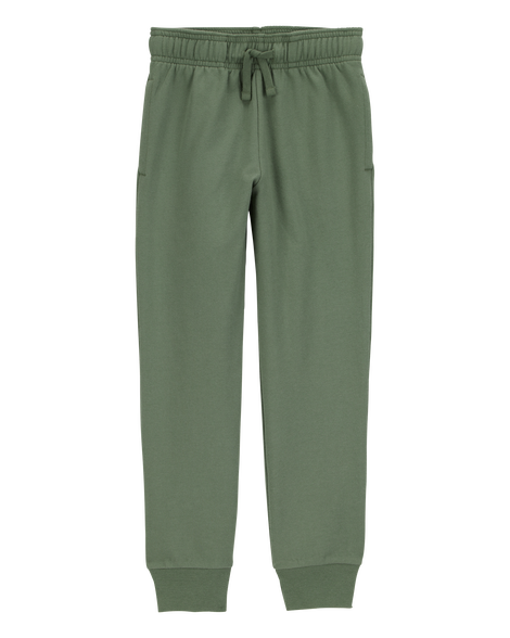 slide 1 of 3, Carter's Kid Pull-On Drawstring Joggers - Green Green 6, 1 ct