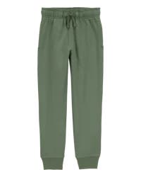 Carter's Kid Pull-On Drawstring Joggers - Green Green 6