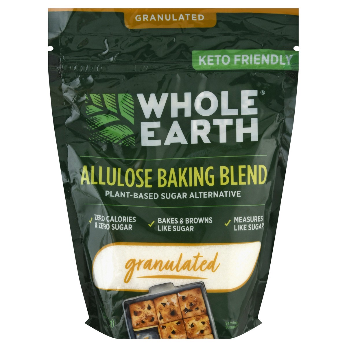 slide 9 of 13, Whole Earth Sweetener Co. Whole Earth Baking Allulose White Pouch, 12 oz