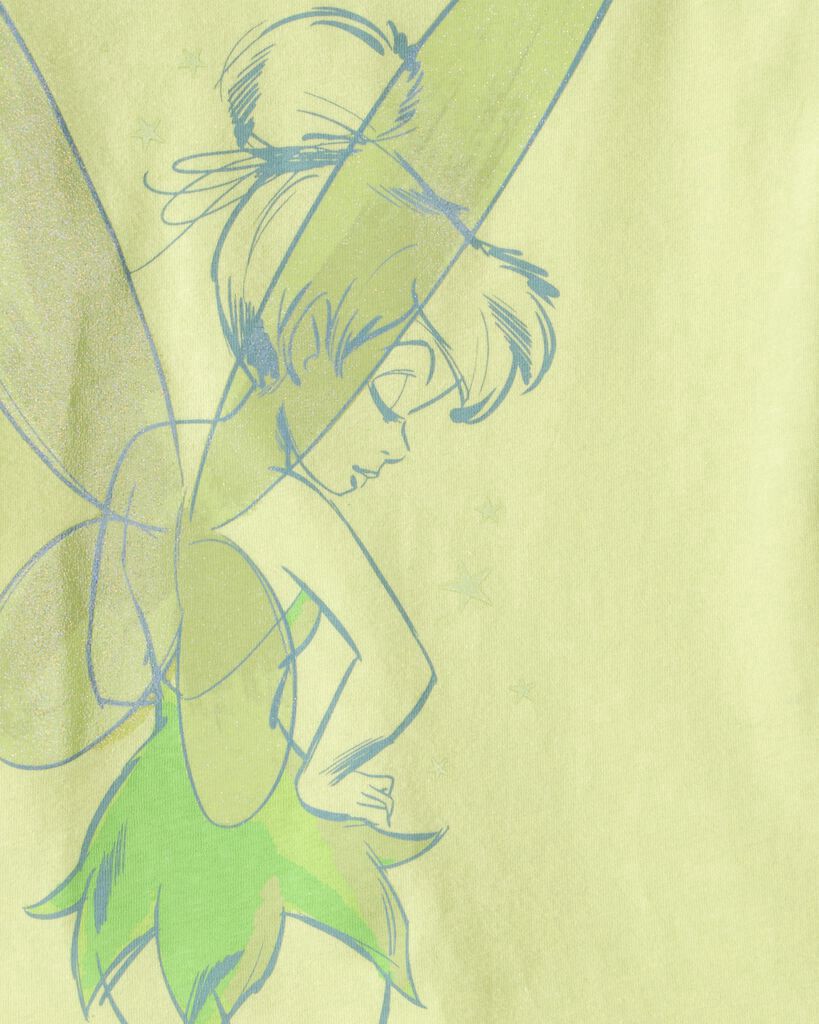 slide 2 of 2, Carter's Toddler Tinker Bell Glitter Short-Sleeve Graphic Tee - Green Green 3T, 1 ct