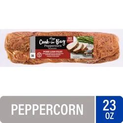 Kroger® Cook In Bag Peppercorn Seasoned Pork Loin Filet, 23 oz