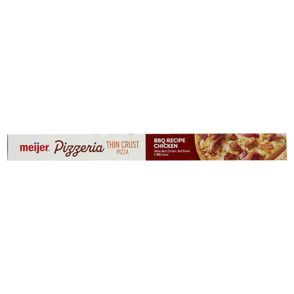 slide 17 of 29, Meijer Pizzeria Thin Crust BBQ Recipe Chicken Pizza, 17.96 oz