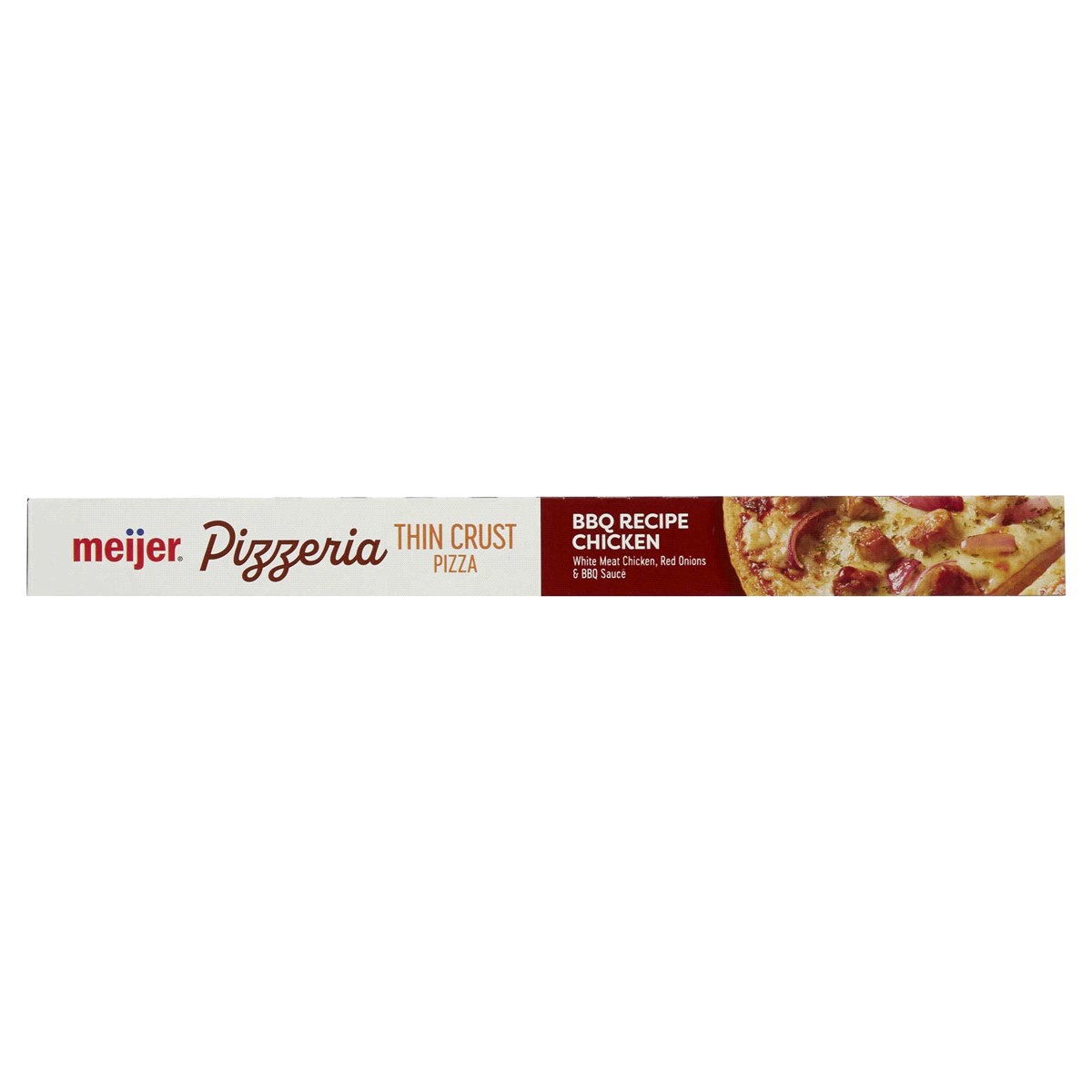 slide 25 of 29, Meijer Pizzeria Thin Crust BBQ Recipe Chicken Pizza, 17.96 oz