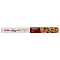 slide 27 of 29, Meijer Pizzeria Thin Crust BBQ Recipe Chicken Pizza, 17.96 oz