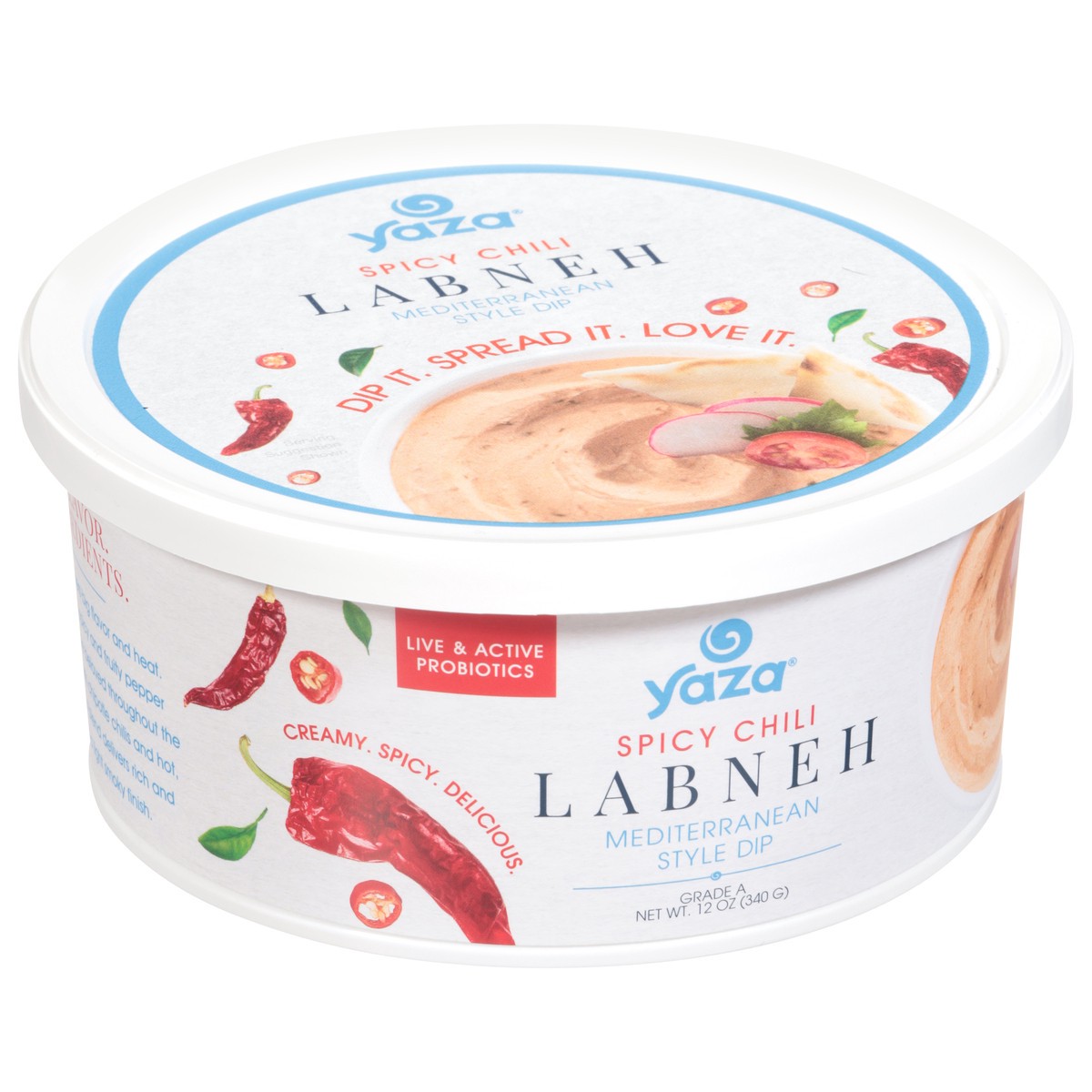 slide 11 of 13, Yaza Spicy Chili Labneh - 12 oz, 12 oz