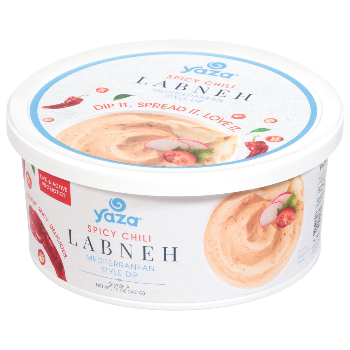 slide 12 of 13, Yaza Spicy Chili Labneh - 12 oz, 12 oz