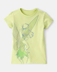 Carter's Toddler Tinker Bell Glitter Short-Sleeve Graphic Tee - Green Green 2T
