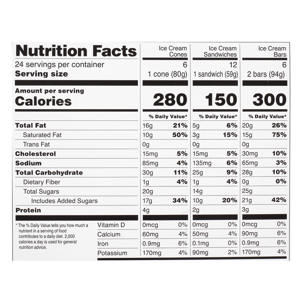 slide 5 of 10, Food Club Variety Pack Ice Cream Novelties, 30 ct