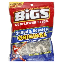Bigs Sunflower Seeds Original Roasted Salted Sunflower Seeds