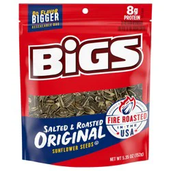 BIGS Salted & Roasted Original Sunflower Seeds, 5.35 oz. Bag