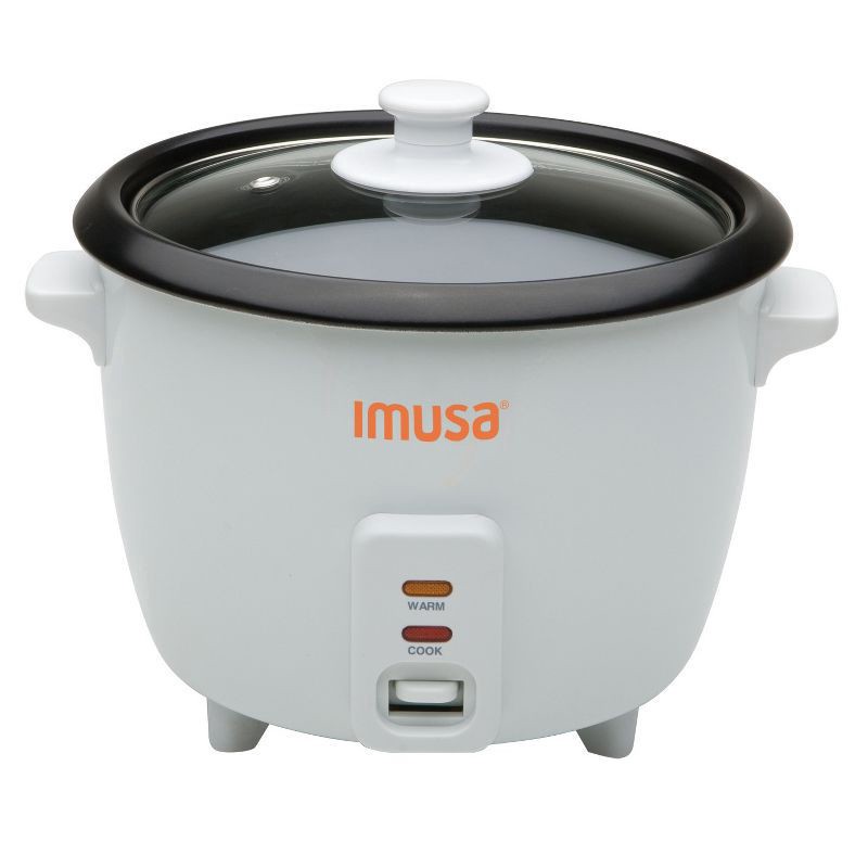 slide 1 of 7, IMUSA 5 Cup Electric Nonstick Rice Cooker - White, 1 ct