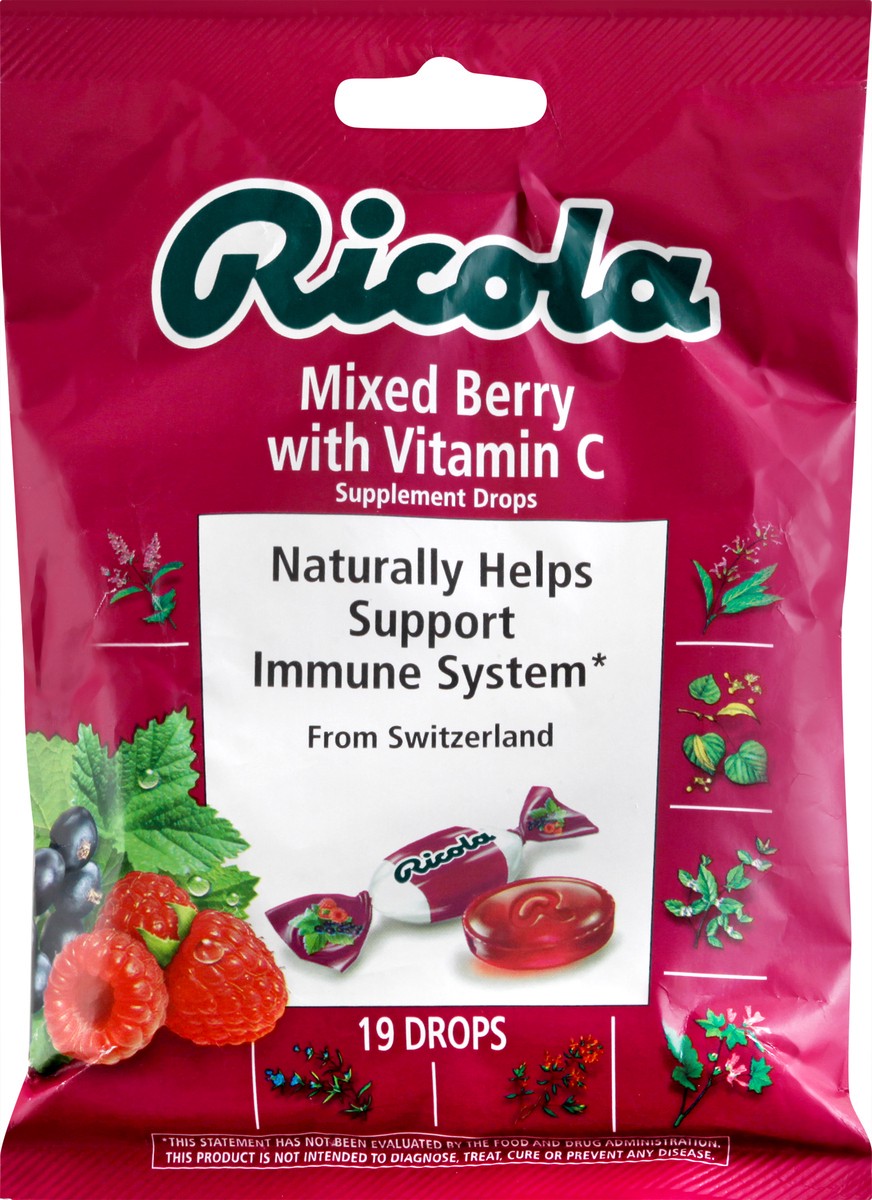 slide 3 of 11, Ricola Berry Drops, 19 ct