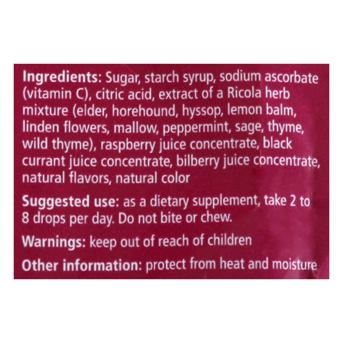 slide 6 of 11, Ricola Berry Drops, 19 ct