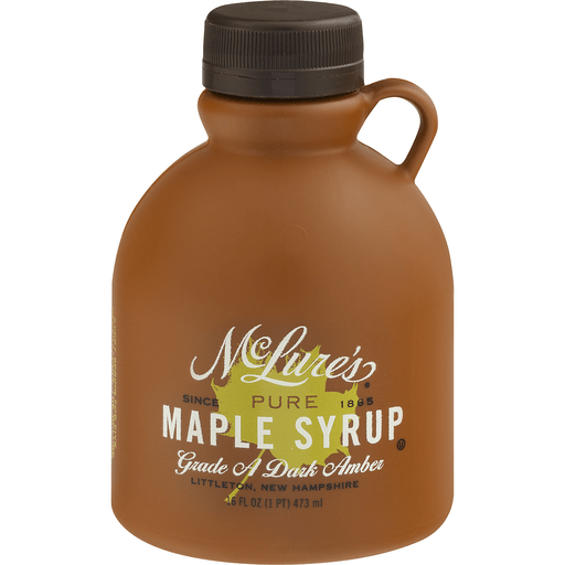 slide 1 of 8, McLure's Pure Maple Syrup 16 fl oz, 16 fl oz