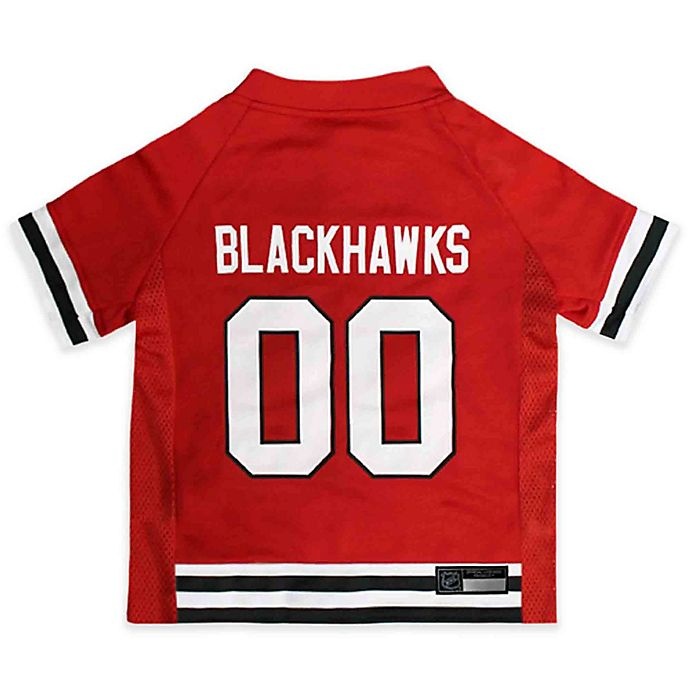 slide 1 of 1, NHL Chicago Blackhawks Small Dog Jersey, 1 ct