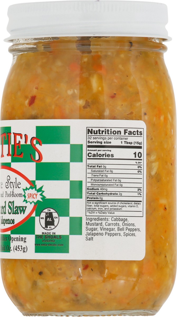 slide 4 of 14, Katie's Home Style Spicy Mustard Slaw with Jalapenos 16 fl oz, 16 fl oz