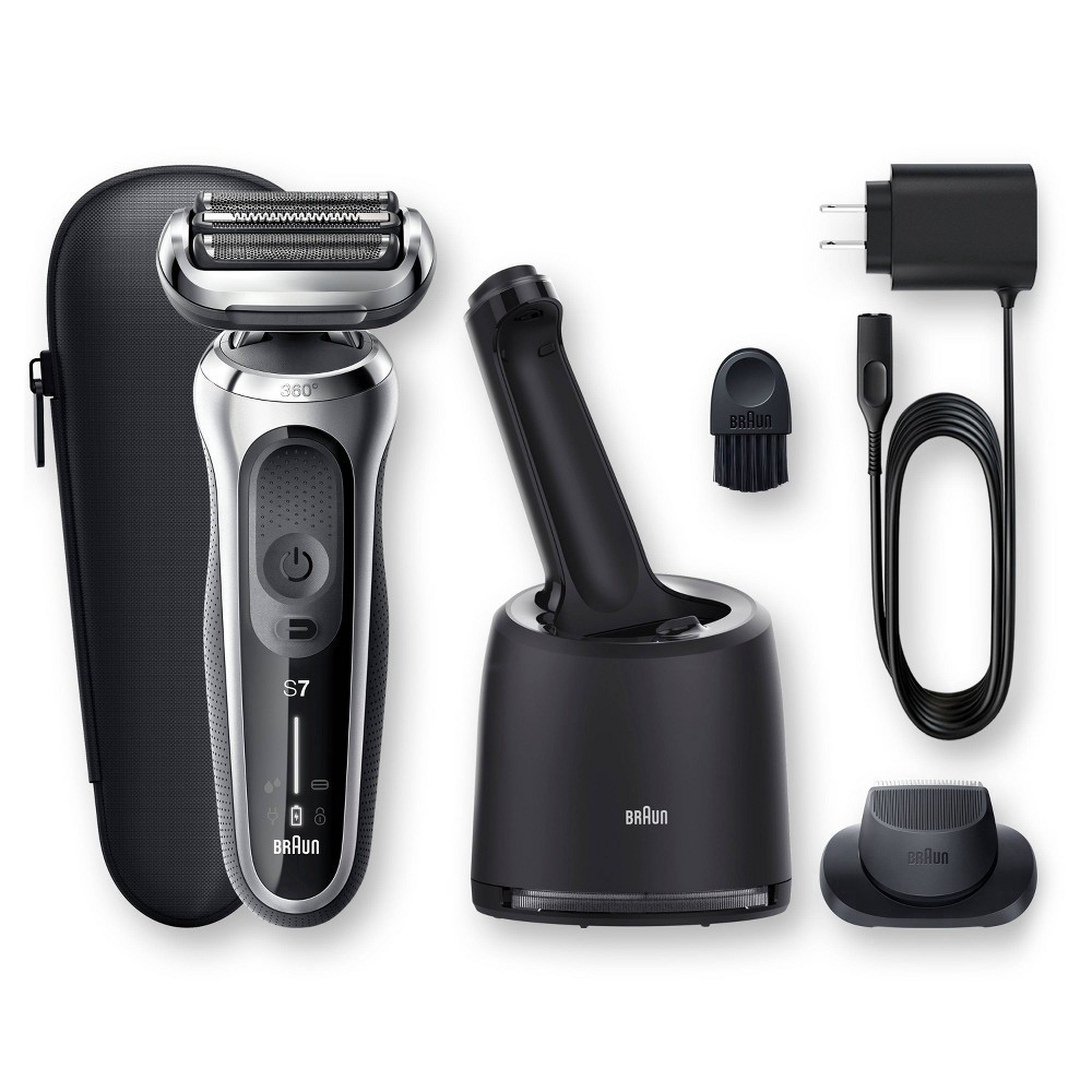 slide 3 of 13, Braun Series 7-7071cc Men's Rechargeable Wet & Dry Electric Foil Shaver System, 1 ct