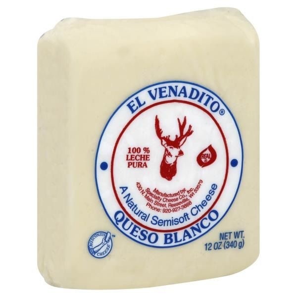 slide 1 of 1, El Venadito Lower Sodium Semisoft Cheese, 12 oz