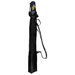 The Weather Station Auto Golf Black Umbrella, 56 in