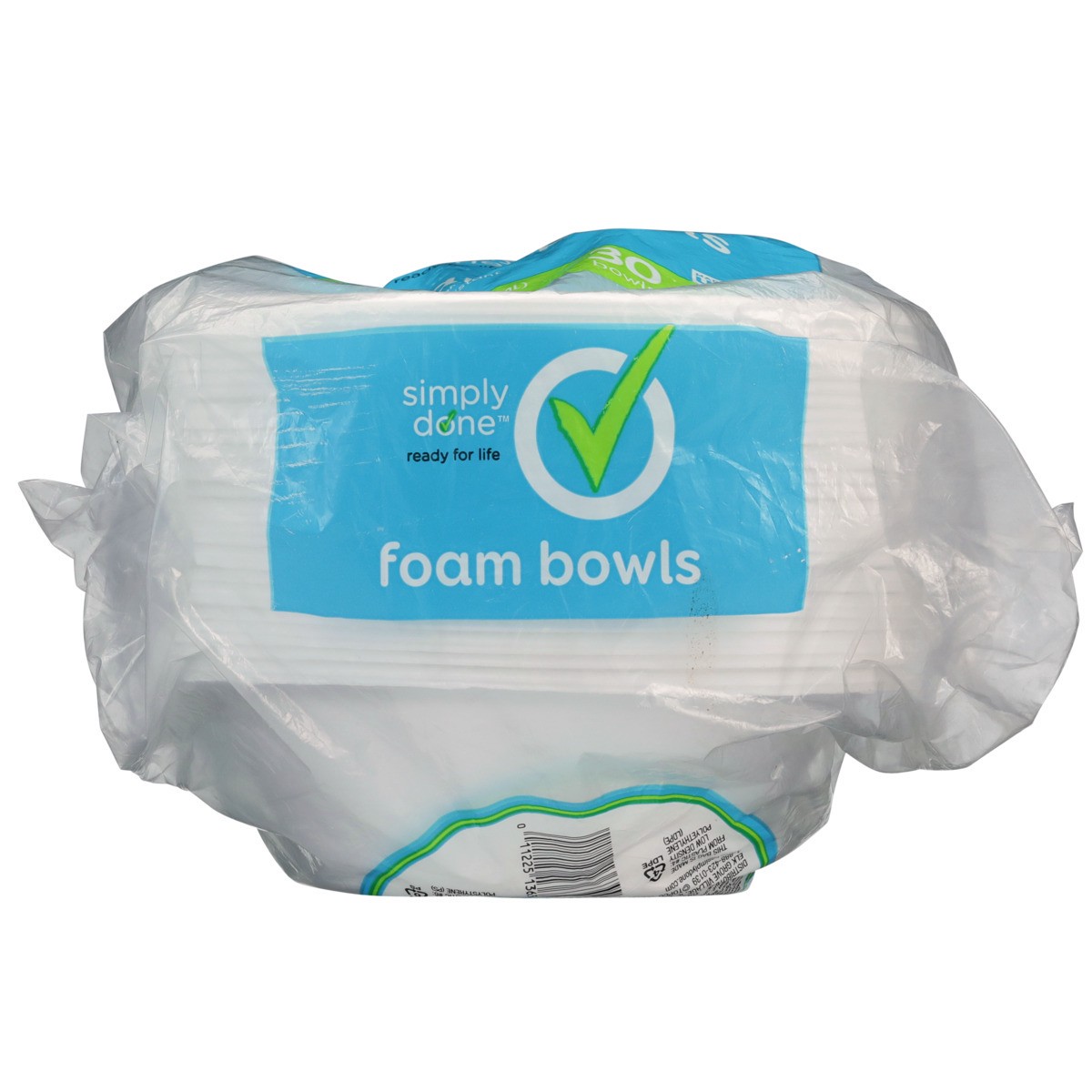 slide 9 of 9, Simply Done Foam Bowls, 20 oz