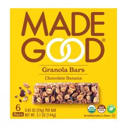 MadeGood Chocolate Banana Granola Bars