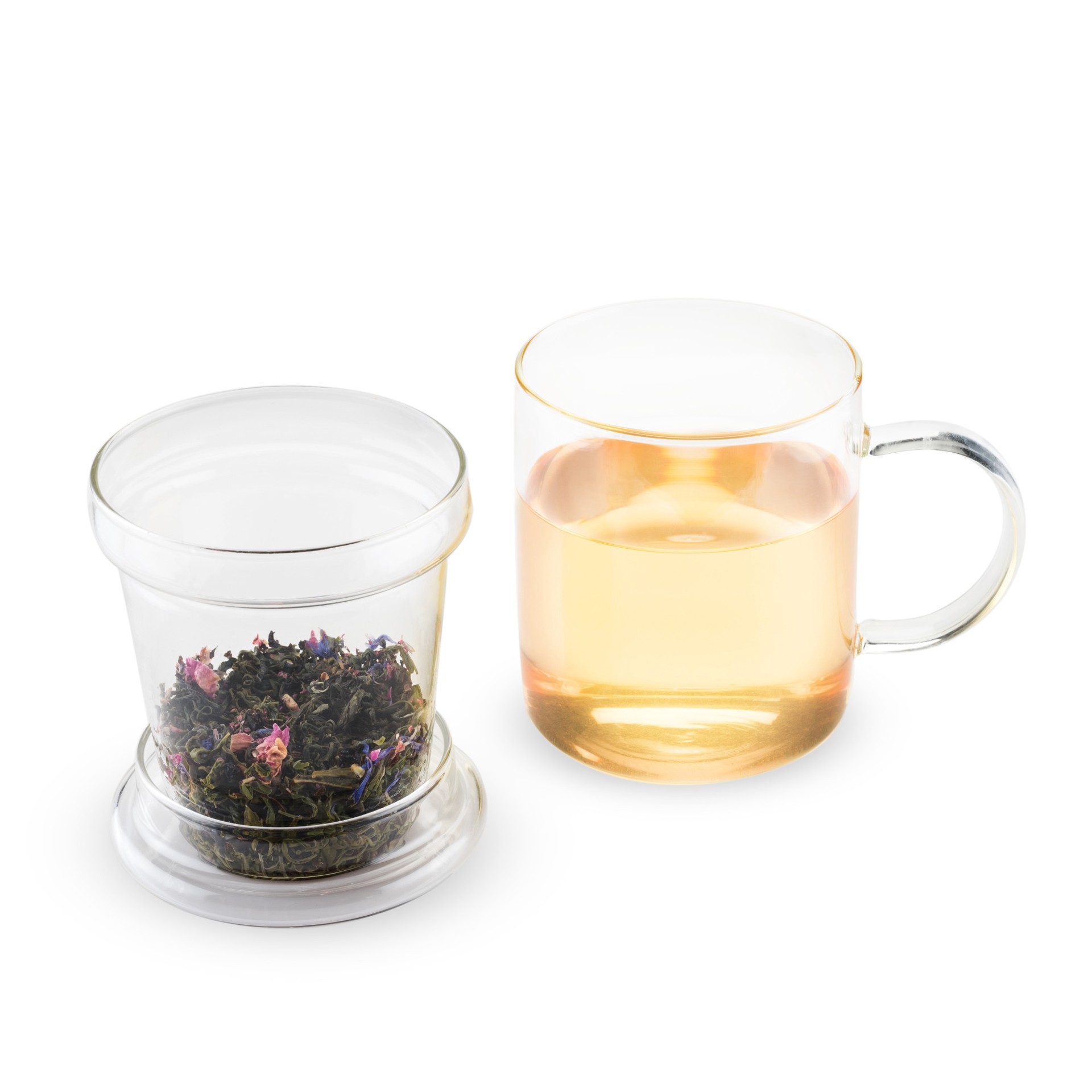 slide 3 of 5, Pinky Up Blake Glass Tea Infuser Mug by Pinky Up, 1 ct