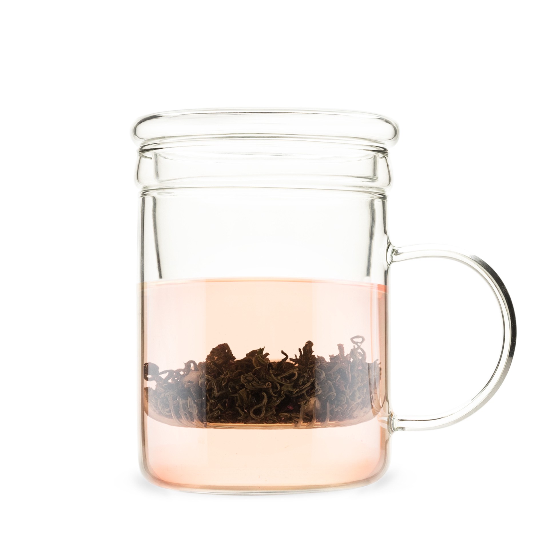 slide 1 of 5, Pinky Up Blake Glass Tea Infuser Mug by Pinky Up, 1 ct