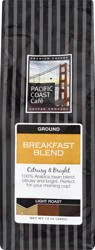 Pacific Coast Cafe Ground Light Roast Premium Breakfast Blend Coffee 12 oz