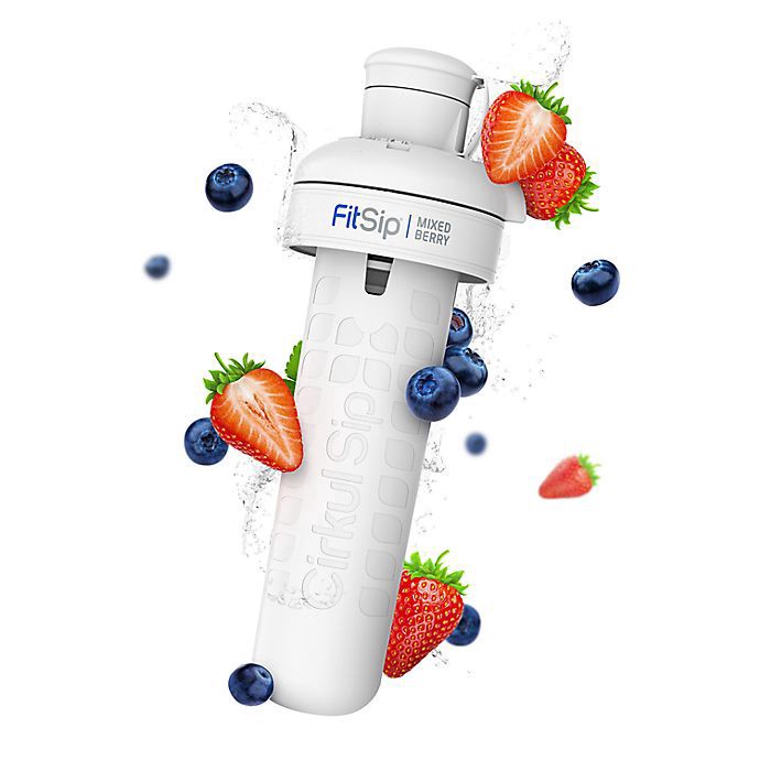 slide 6 of 9, Cirkul Starter Kit with Stainless Steel Bottle and 3 Cartridges, 22 oz