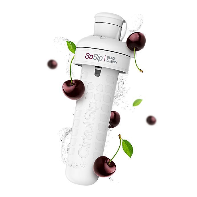 slide 9 of 9, Cirkul Starter Kit with Stainless Steel Bottle and 3 Cartridges, 22 oz