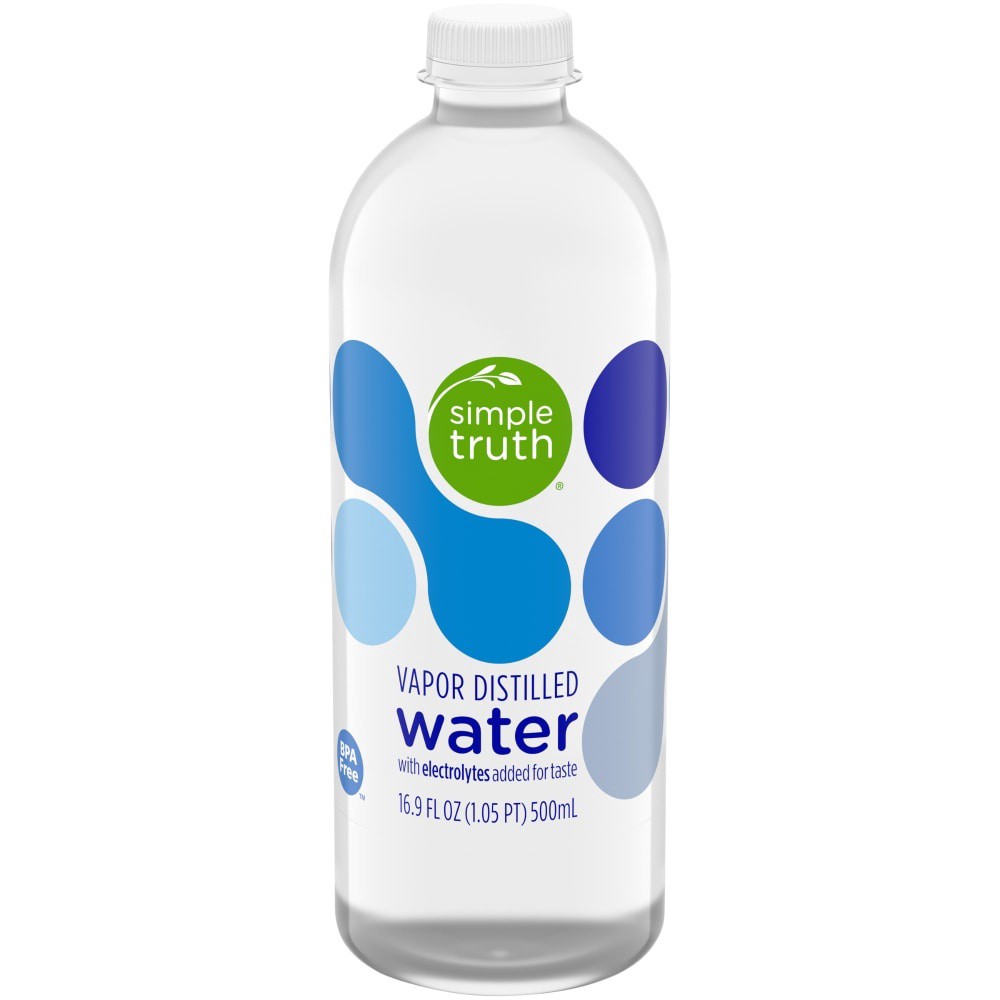 slide 3 of 3, Simple Truth Vapor Distilled Water - 16.9 fl oz, 16.9 fl oz