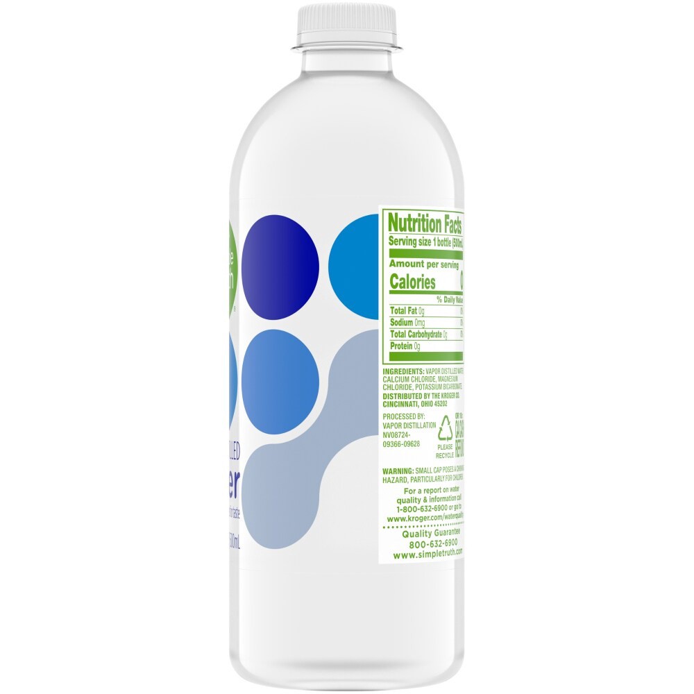 slide 2 of 3, Simple Truth Vapor Distilled Water - 16.9 fl oz, 16.9 fl oz