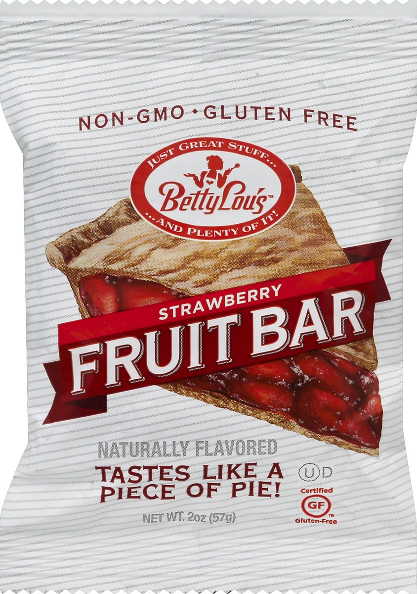 slide 1 of 1, Betty Lou's Strawberry Fruit Bar, 2 oz