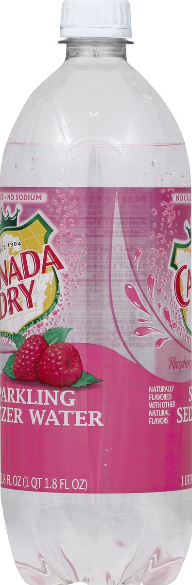 slide 3 of 4, Canada Dry Raspberry Seltzer - 1 liter, 1 liter