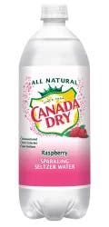 Canada Dry Raspberry Seltzer - 1 liter