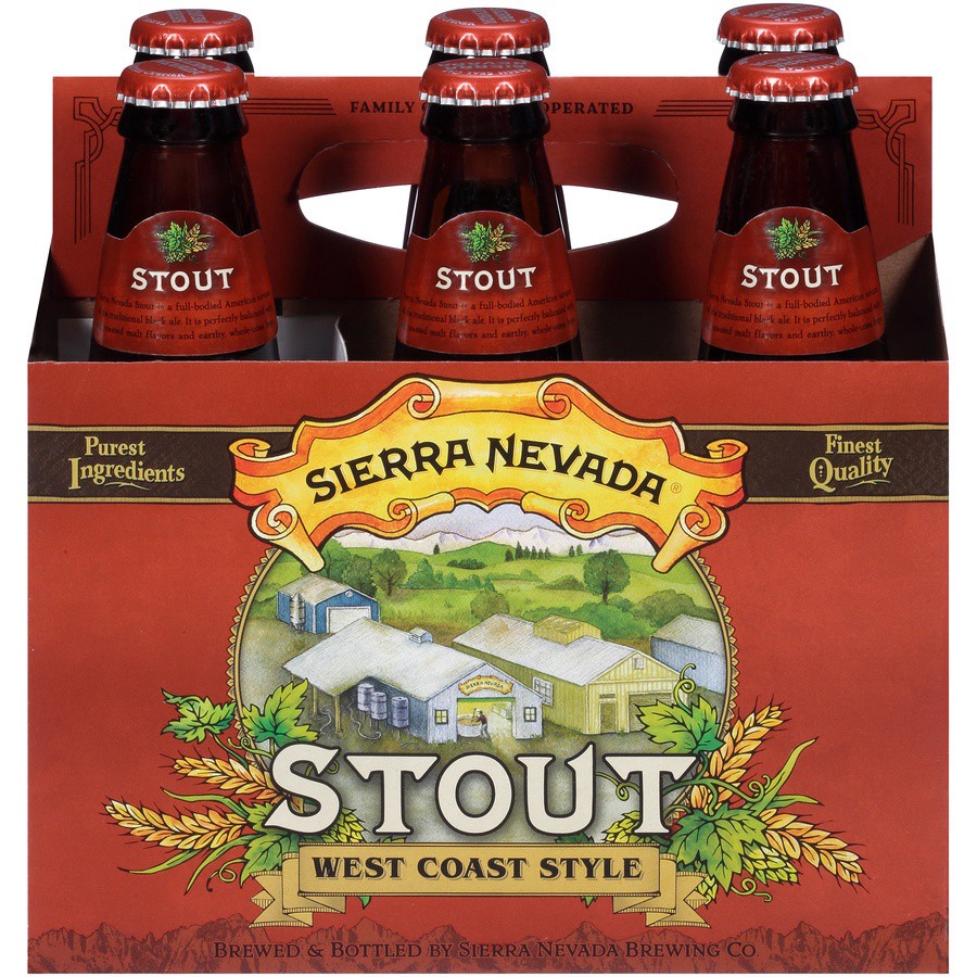 slide 1 of 6, Sierra Nevada Stout, 6 ct; 12 fl oz