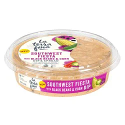 La Terra Fina Southwest Fiesta with Black Beans & Corn Dip & Spread 10 oz