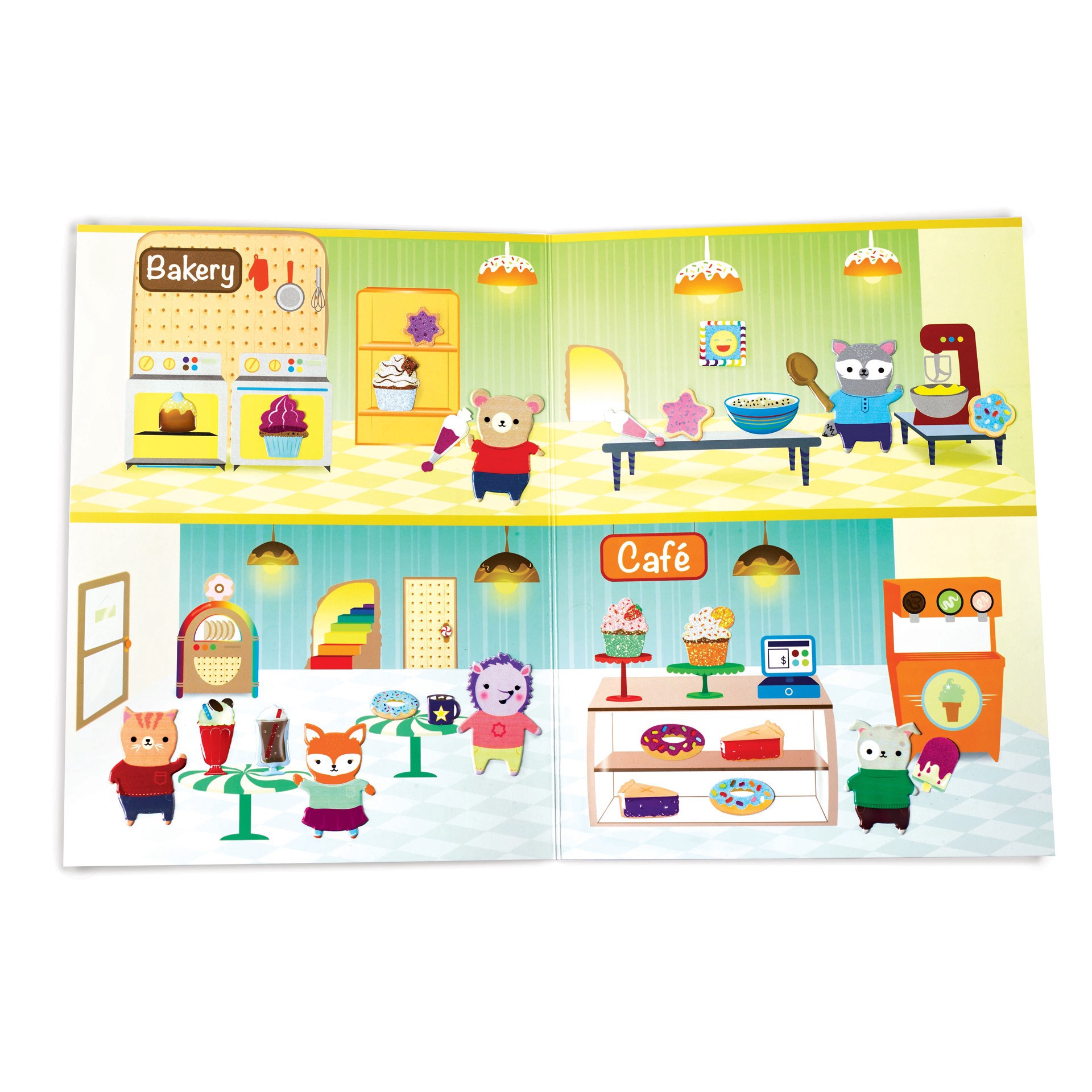 slide 7 of 9, Faber-Castell Creativity For Kids Sweets Sensory Stickers, 100 textured stickers