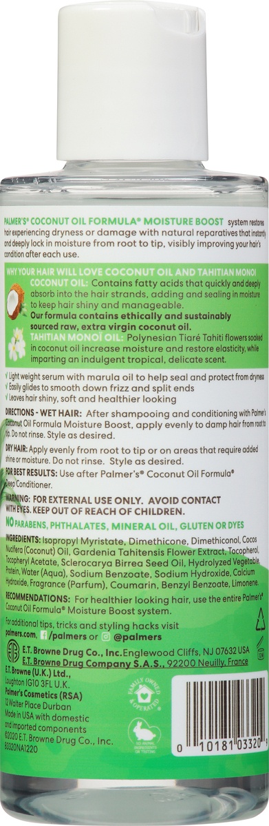 slide 9 of 10, Palmer's Coconut Oil Formula Hair Polisher Serum, 6 fl oz