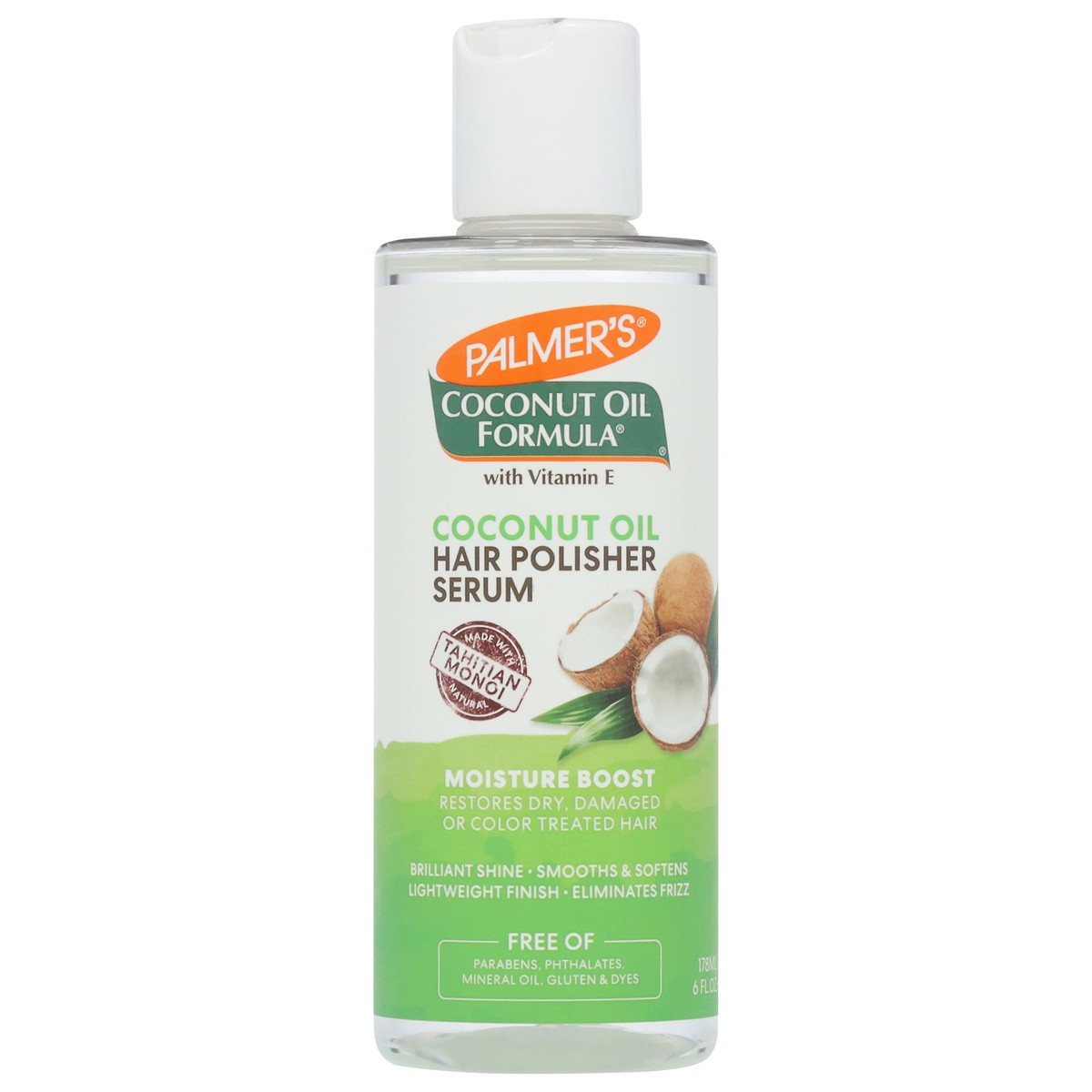 slide 1 of 12, Palmer's Coconut Oil Formula Moisture Boost Hair Polisher Serum 6 fl oz, 6 fl oz