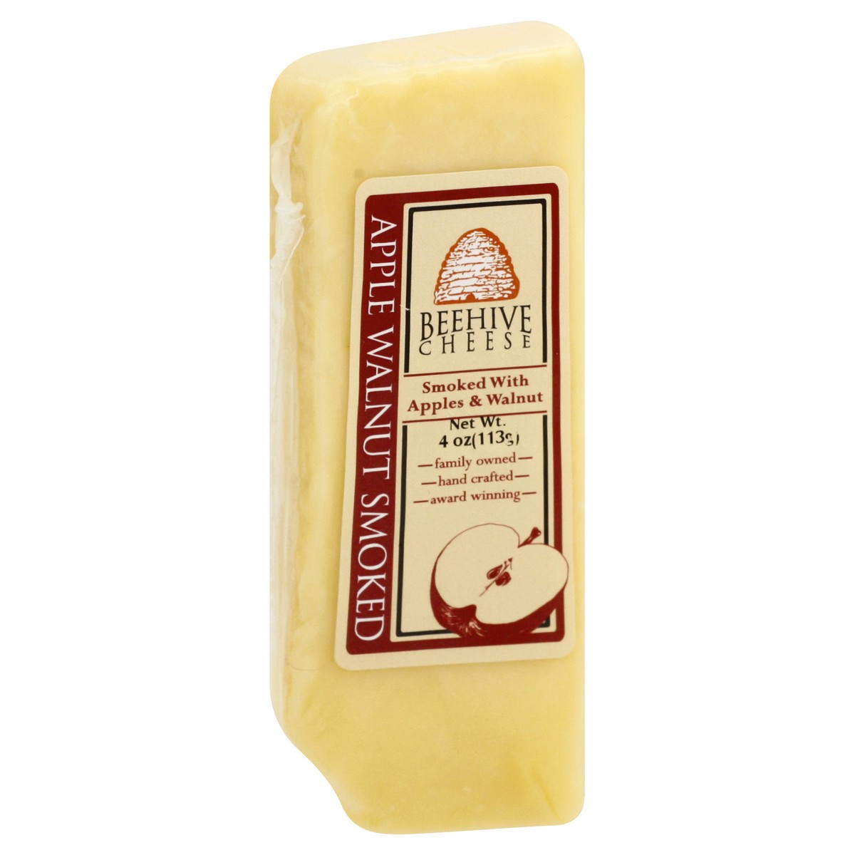 slide 6 of 9, Beehive Cheese Apple Walnut Smoked Cheese 4 oz, 4 oz