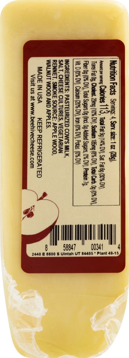 slide 5 of 9, Beehive Cheese Apple Walnut Smoked Cheese 4 oz, 4 oz