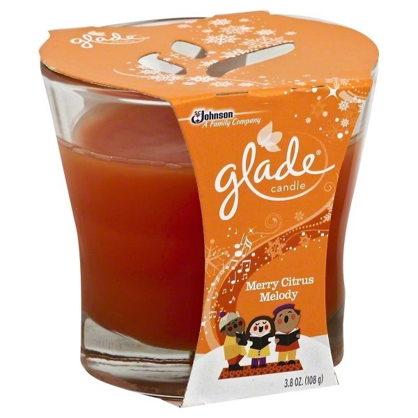 slide 1 of 1, Glade Holiday Collection Jar Candle Merry Citrus Melody, 3.8 oz