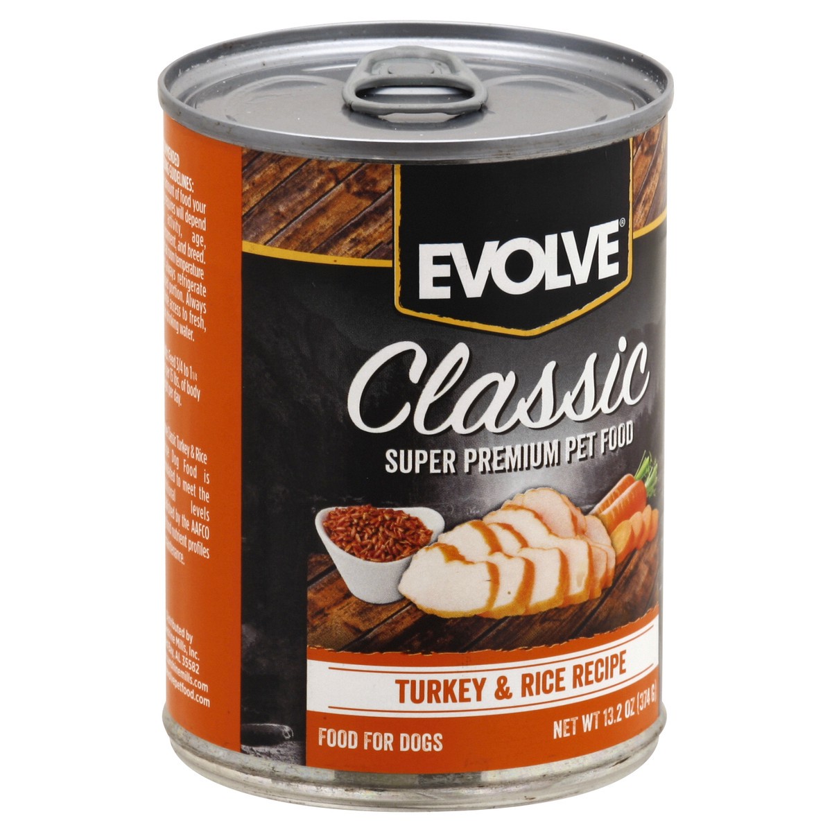 slide 4 of 9, Evolve Classic Turkey & Rice Recipe Food for Dogs 13.2 oz, 13.2 oz