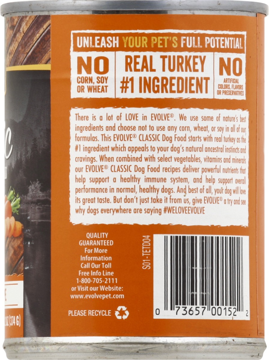 slide 8 of 9, Evolve Classic Turkey & Rice Recipe Food for Dogs 13.2 oz, 13.2 oz