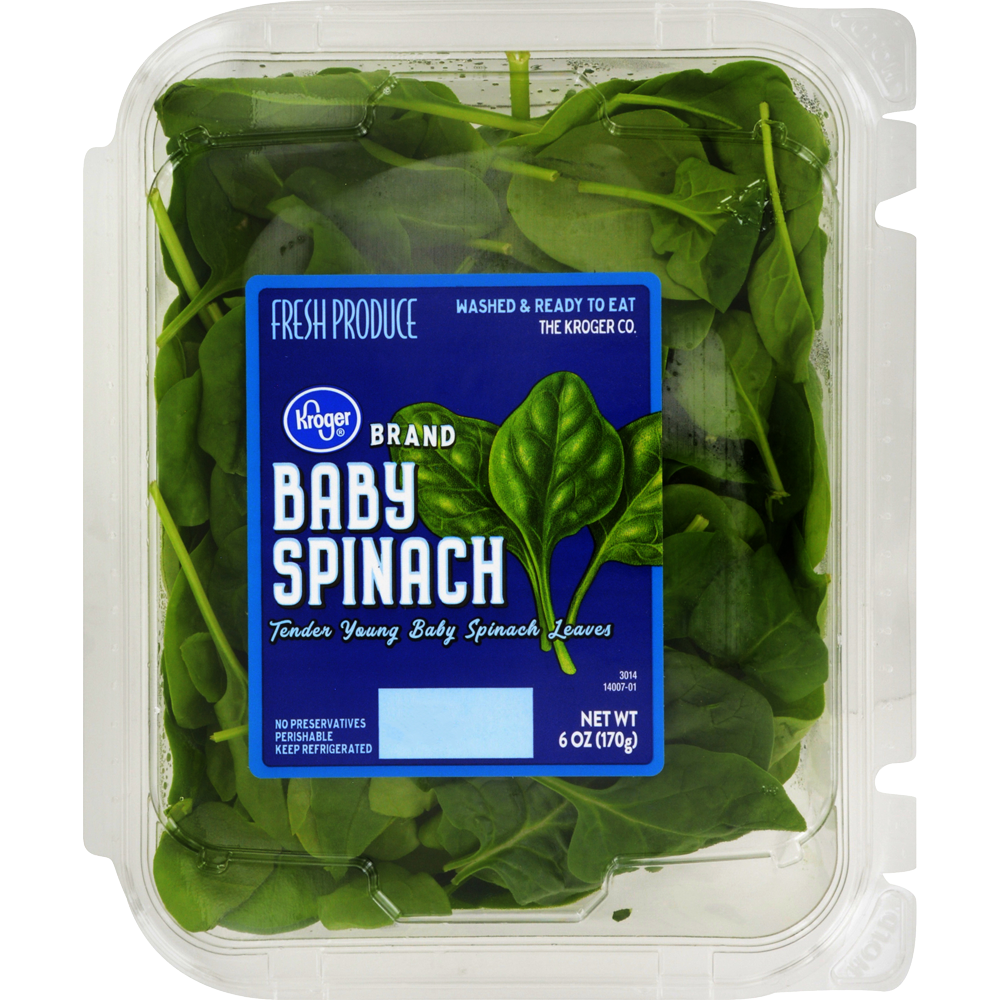 slide 3 of 3, Fresh Selections Baby Spinach, 6 oz