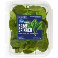 slide 1 of 1, Fresh Selections Baby Spinach, 6 oz